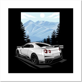 Nissan GTR R35 Posters and Art